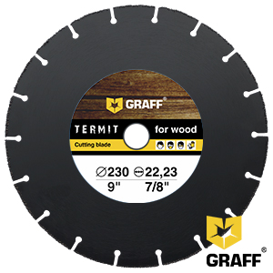 230 mm GRAFF Termit angle grinder blade for wood