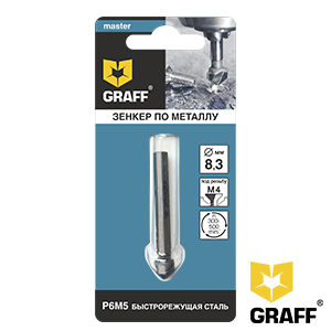 GRAFF Master countersink bit for metal 8,3 mm