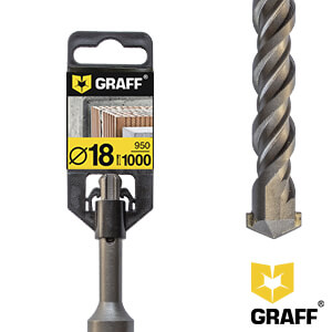 GRAFF 18x950x1000 mm drill bit for concrete for the SDS plus puncher